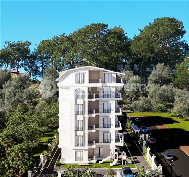 Апартаменты разных планировок в жилом комплексе на завершающем этапе строительства, в зеленом, живописном районе Аланьи - Газипаша-id-6118-фото-16