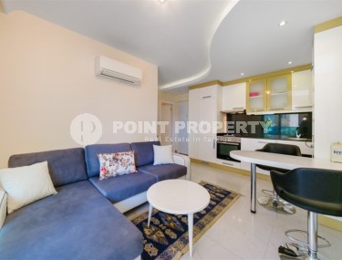 Компактная квартира 1+1, на площади 40 м2, в 700 метрах от моря, в центре Аланьи-id-6119-фото-2