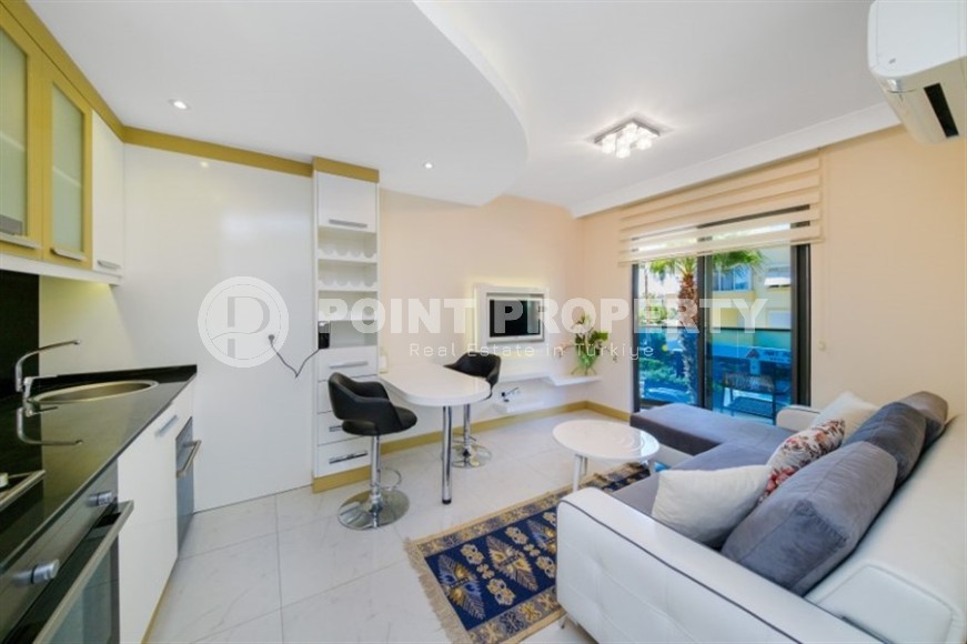 Компактная квартира 1+1, на площади 40 м2, в 700 метрах от моря, в центре Аланьи-id-6119-фото-3