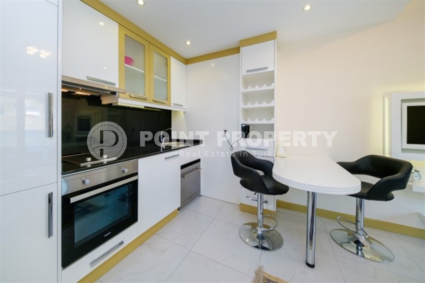 Компактная квартира 1+1, на площади 40 м2, в 700 метрах от моря, в центре Аланьи-id-6119-фото-6