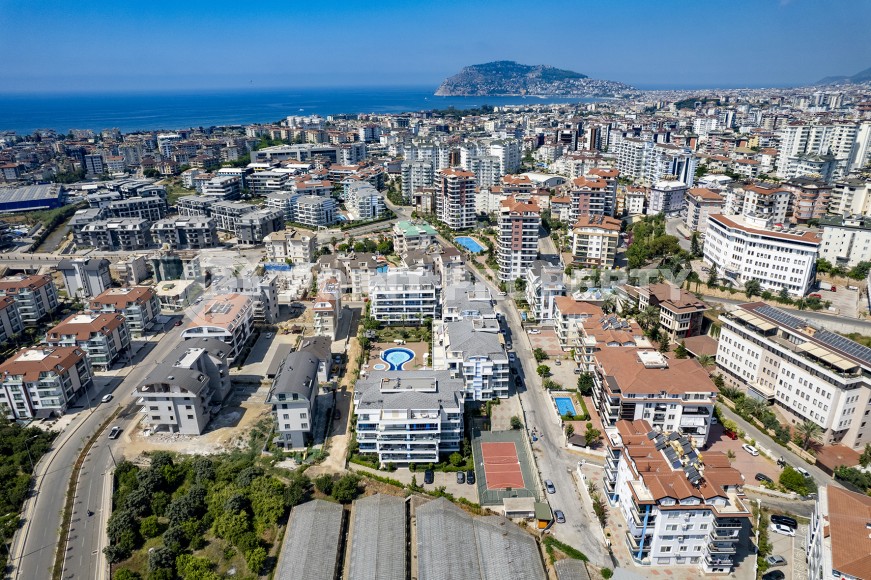 Светлая двухуровневая квартира на 5-м этаже с мансардой, в центре района Оба-id-6125-фото-15