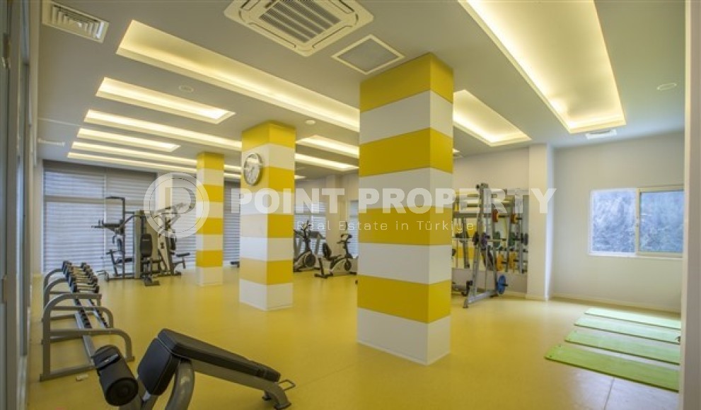 Апартаменты на 3-м этаже в жилом комплексе 2017 года постройки, в спокойном, живописном районе Аланьи - Авсаллар-id-6127-фото-9