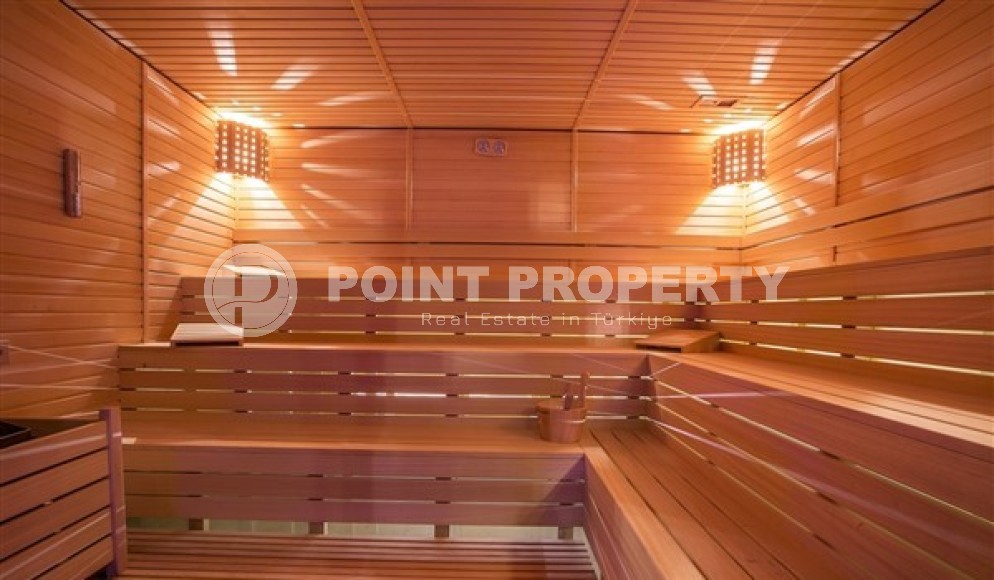 Апартаменты на 3-м этаже в жилом комплексе 2017 года постройки, в спокойном, живописном районе Аланьи - Авсаллар-id-6127-фото-10