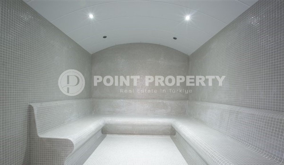 Апартаменты на 3-м этаже в жилом комплексе 2017 года постройки, в спокойном, живописном районе Аланьи - Авсаллар-id-6127-фото-12