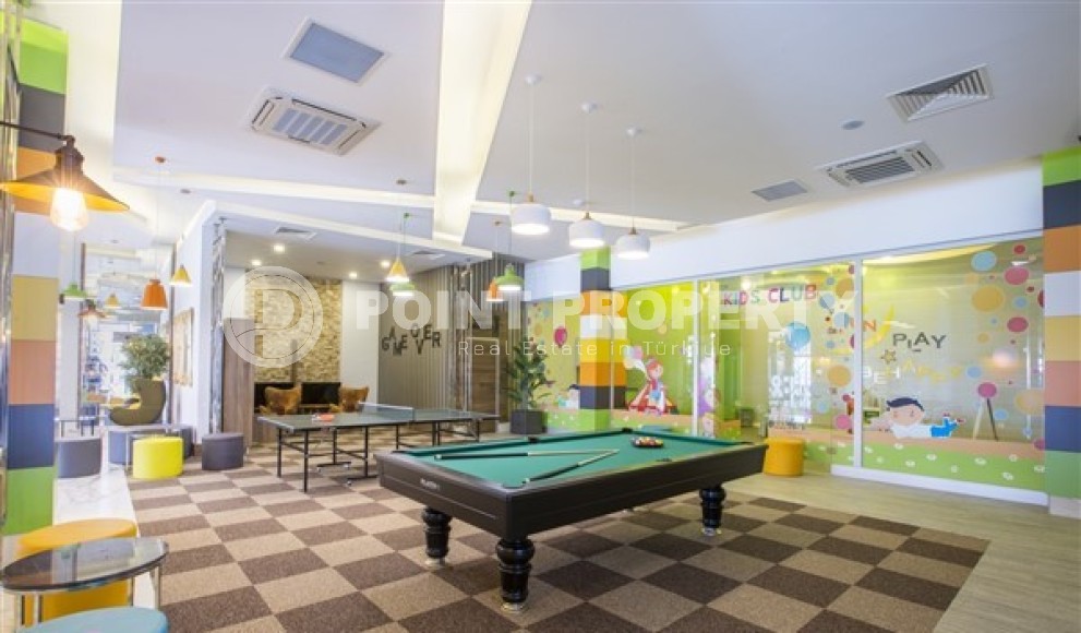 Апартаменты на 3-м этаже в жилом комплексе 2017 года постройки, в спокойном, живописном районе Аланьи - Авсаллар-id-6127-фото-14