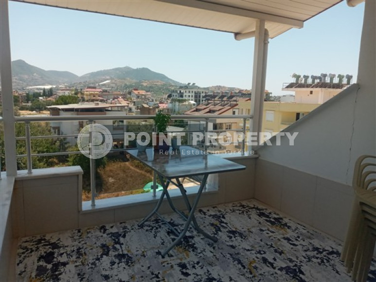 Видовая квартира 3+1, 120м², в доме городского типа в районе Газипаша, Алания-id-1483-фото-4