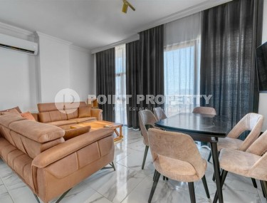 Stylish two-level apartment with panoramic mountain views, in the center of the popular Alanya area - Oba-id-6130-photo-2