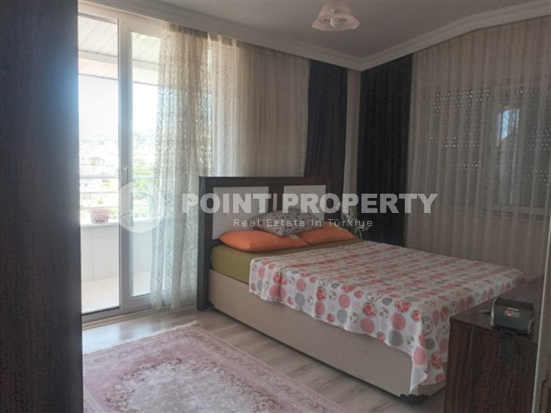 Видовая квартира 3+1, 120м², в доме городского типа в районе Газипаша, Алания-id-1483-фото-8