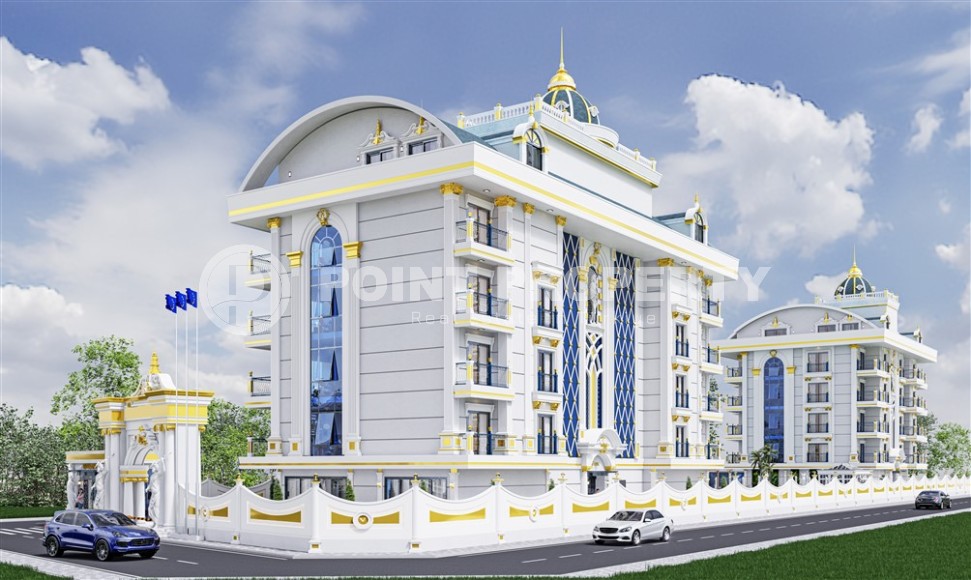 Compact apartment 1+1, with a total area of 52 m2, in a residential complex under construction, three kilometers from the sea-id-6133-photo-1