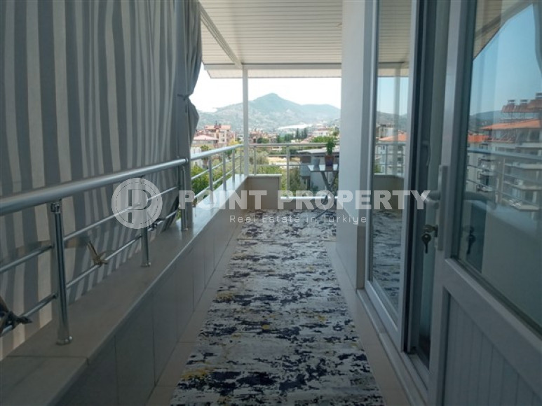 Видовая квартира 3+1, 120м², в доме городского типа в районе Газипаша, Алания-id-1483-фото-14