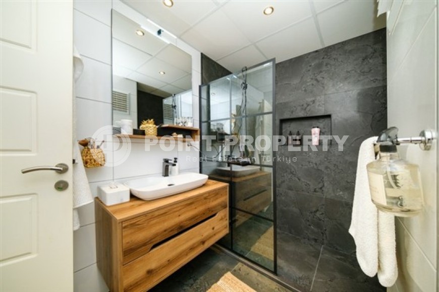 Отдельно стоящая вилла с бассейном и садом, в живописном, престижном районе Аланьи - Хасбахче-id-6138-фото-12