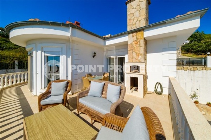 Отдельно стоящая вилла с бассейном и садом, в живописном, престижном районе Аланьи - Хасбахче-id-6138-фото-13