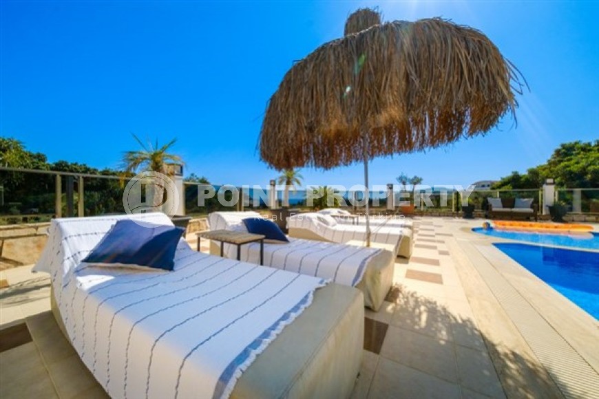 Отдельно стоящая вилла с бассейном и садом, в живописном, престижном районе Аланьи - Хасбахче-id-6138-фото-22