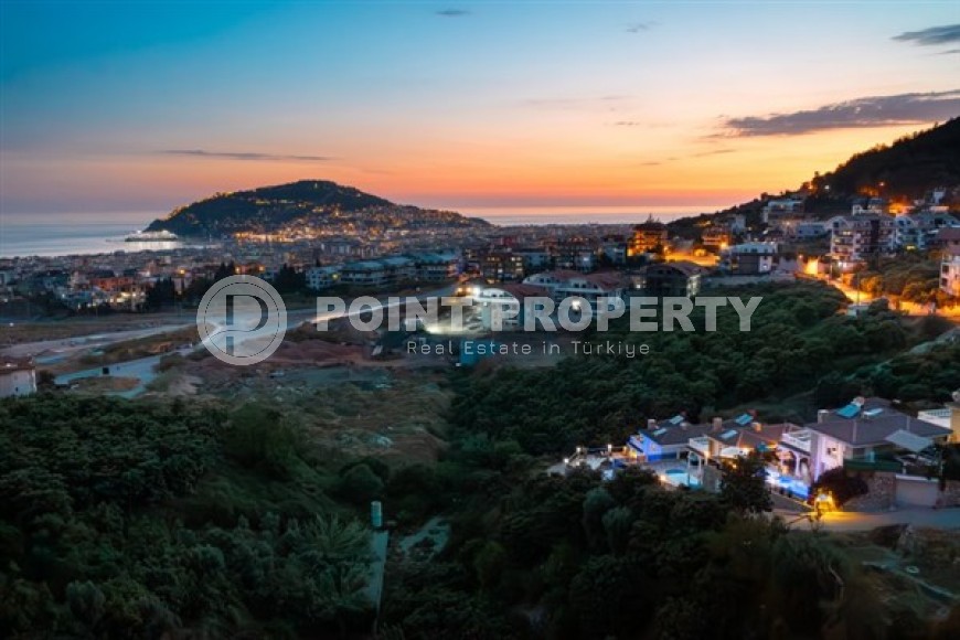 Отдельно стоящая вилла с бассейном и садом, в живописном, престижном районе Аланьи - Хасбахче-id-6138-фото-29