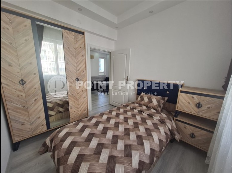 Благоустроенная меблированная квартира с двумя спальными комнатами, в спокойном районе Аланьи - Конаклы-id-6145-фото-5