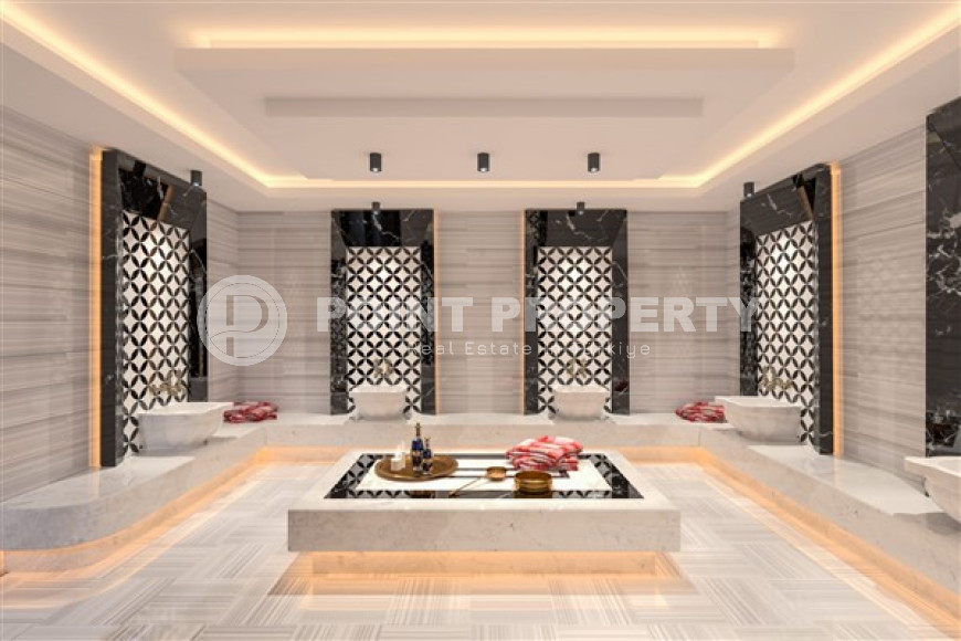 Двухкомнатная квартира, 55м², в комплексе премиум класса в Каргыджаке, 700м от моря-id-1485-фото-20