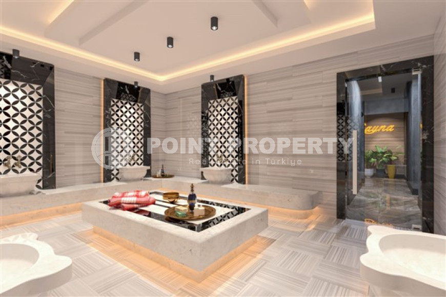 Двухкомнатная квартира, 55м², в комплексе премиум класса в Каргыджаке, 700м от моря-id-1485-фото-21