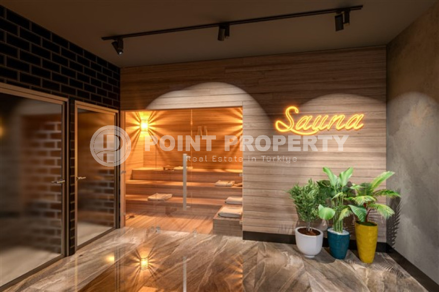 Двухкомнатная квартира, 55м², в комплексе премиум класса в Каргыджаке, 700м от моря-id-1485-фото-23