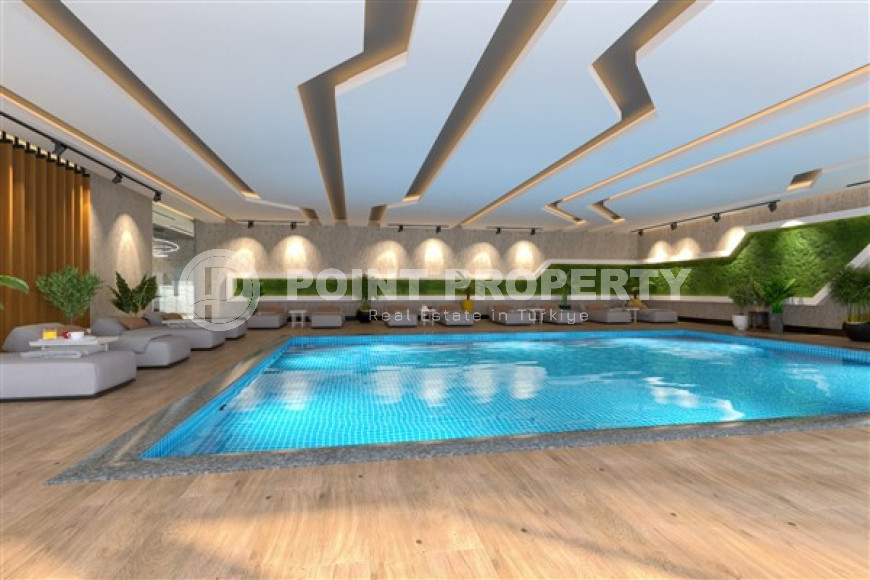 Двухкомнатная квартира, 55м², в комплексе премиум класса в Каргыджаке, 700м от моря-id-1485-фото-27