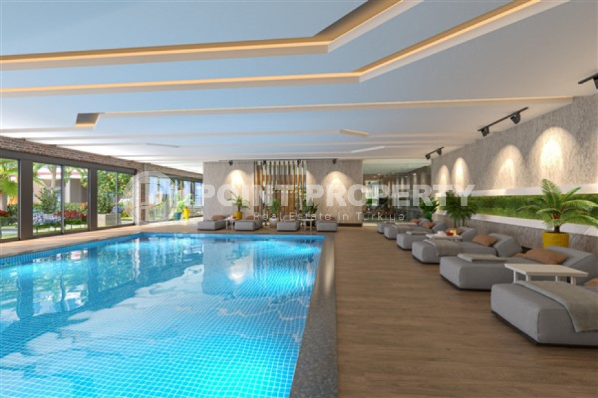 Двухкомнатная квартира, 55м², в комплексе премиум класса в Каргыджаке, 700м от моря-id-1485-фото-28