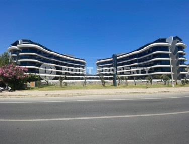 Меблированная трехкомнатная квартира, 122м², на первой береговой линии в районе Алании - Каргыджак.-id-1486-фото-2