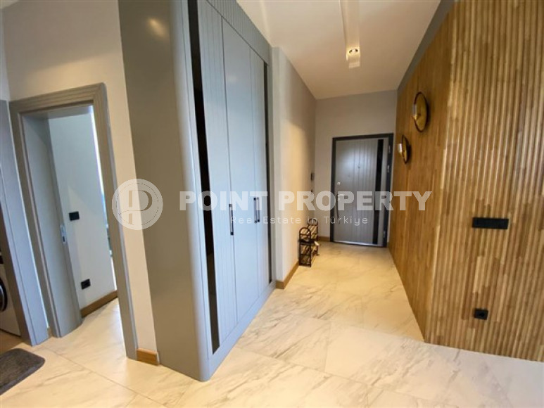 Меблированная трехкомнатная квартира, 122м², на первой береговой линии в районе Алании - Каргыджак.-id-1486-фото-3