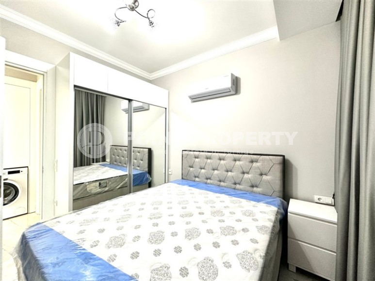 Компактная, комфортабельная квартира 1+1, на площади 40 м2, в 200 метрах от пляжа, в самом центре Аланьи-id-6151-фото-4