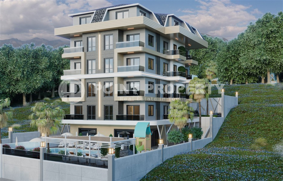 A complex with an excellent location in the Kestel area. Favorable prices for apartments-id-1065-photo-1