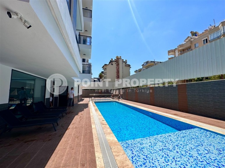 Компактная, комфортабельная квартира 1+1, на площади 40 м2, в 200 метрах от пляжа, в самом центре Аланьи-id-6151-фото-11