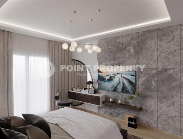 Новая квартира в жилом комплексе на завершающем этапе строительства, в центре современного, развитого района Аланьи - Махмутлар-id-6152-фото-3