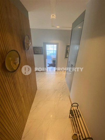 Меблированная трехкомнатная квартира, 122м², на первой береговой линии в районе Алании - Каргыджак.-id-1486-фото-19