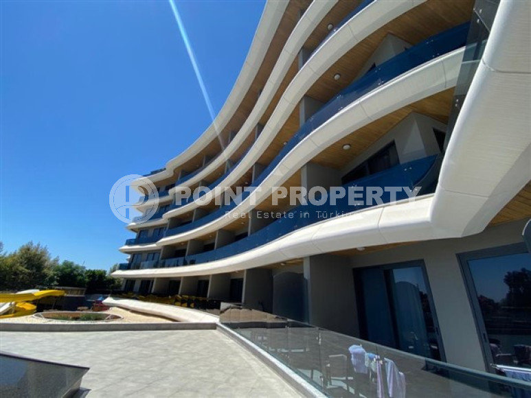 Меблированная трехкомнатная квартира, 122м², на первой береговой линии в районе Алании - Каргыджак.-id-1486-фото-20