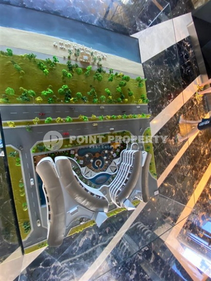 Меблированная трехкомнатная квартира, 122м², на первой береговой линии в районе Алании - Каргыджак.-id-1486-фото-26