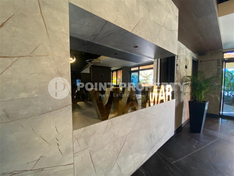 Меблированная трехкомнатная квартира, 122м², на первой береговой линии в районе Алании - Каргыджак.-id-1486-фото-27