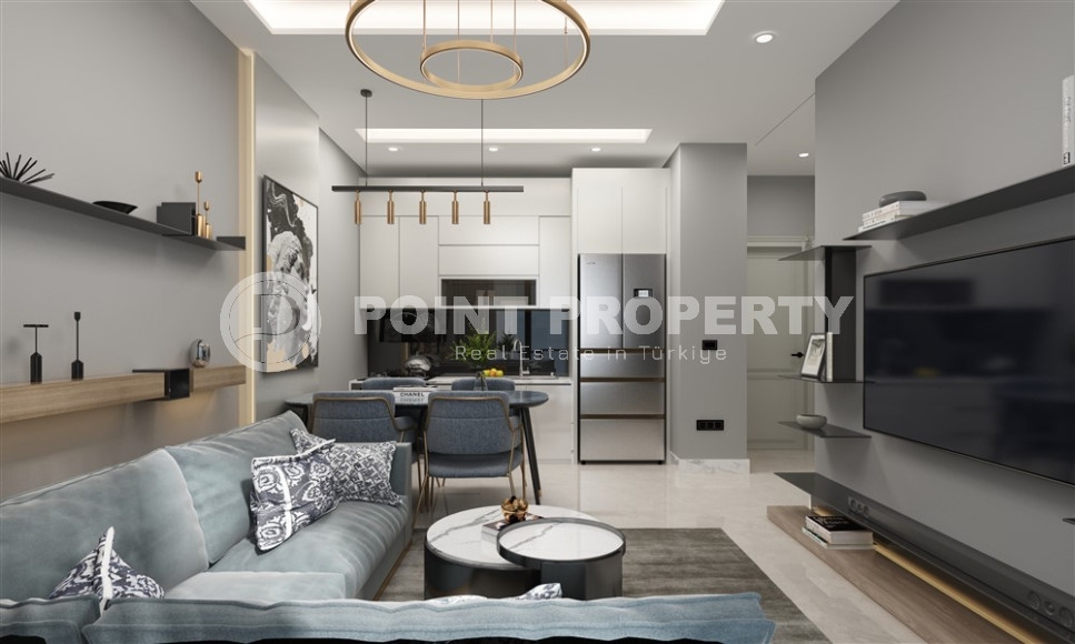 A complex with an excellent location in the Kestel area. Favorable prices for apartments-id-1065-photo-3