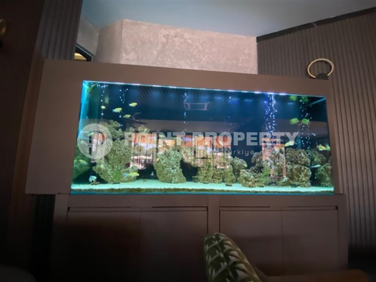 Меблированная трехкомнатная квартира, 122м², на первой береговой линии в районе Алании - Каргыджак.-id-1486-фото-29