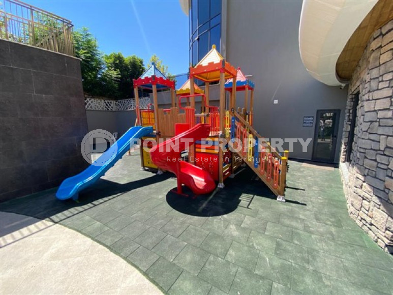 Меблированная трехкомнатная квартира, 122м², на первой береговой линии в районе Алании - Каргыджак.-id-1486-фото-36