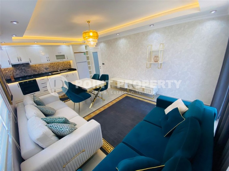 Современная, комфортабельная квартира 2+1, в 150 метрах от моря, в центре спокойного района Аланьи - Кестель-id-6160-фото-2