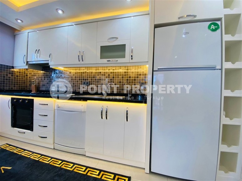 Современная, комфортабельная квартира 2+1, в 150 метрах от моря, в центре спокойного района Аланьи - Кестель-id-6160-фото-6