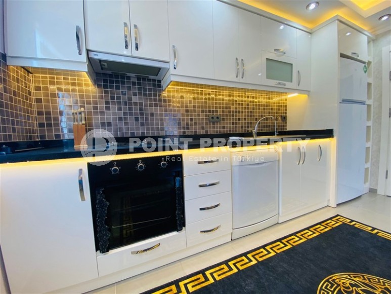 Современная, комфортабельная квартира 2+1, в 150 метрах от моря, в центре спокойного района Аланьи - Кестель-id-6160-фото-5