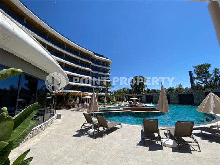 Меблированная трехкомнатная квартира, 122м², на первой береговой линии в районе Алании - Каргыджак.-id-1486-фото-40