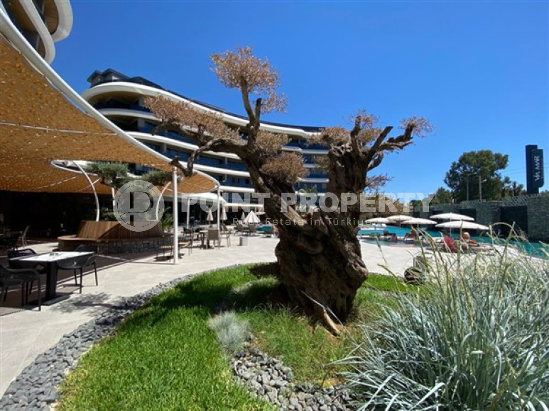 Меблированная трехкомнатная квартира, 122м², на первой береговой линии в районе Алании - Каргыджак.-id-1486-фото-41