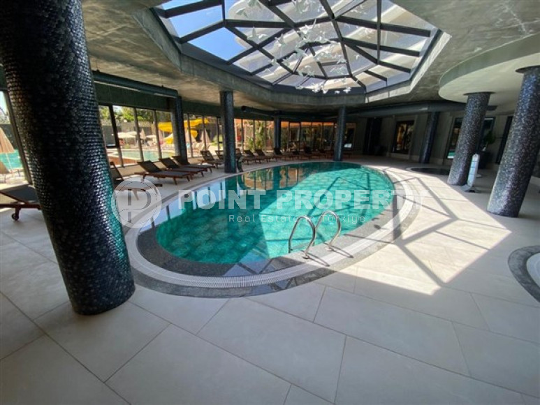 Меблированная трехкомнатная квартира, 122м², на первой береговой линии в районе Алании - Каргыджак.-id-1486-фото-43