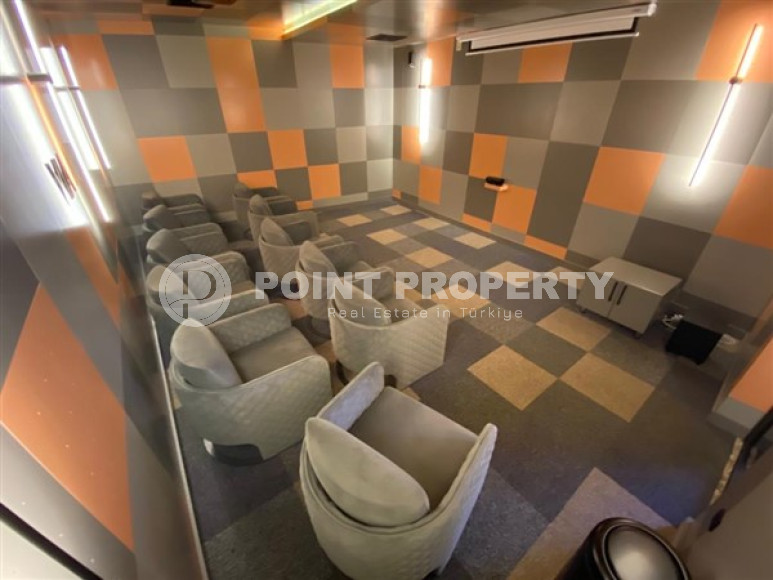 Меблированная трехкомнатная квартира, 122м², на первой береговой линии в районе Алании - Каргыджак.-id-1486-фото-44