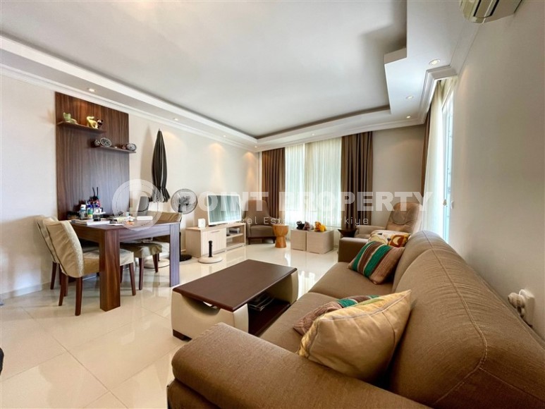 Панорамная квартира с  видом на море и гору Кале, в 500 метрах от пляжа, в центре Аланьи-id-6164-фото-2