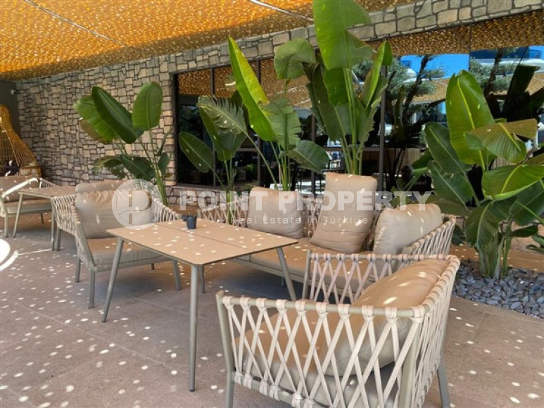 Меблированная трехкомнатная квартира, 122м², на первой береговой линии в районе Алании - Каргыджак.-id-1486-фото-45