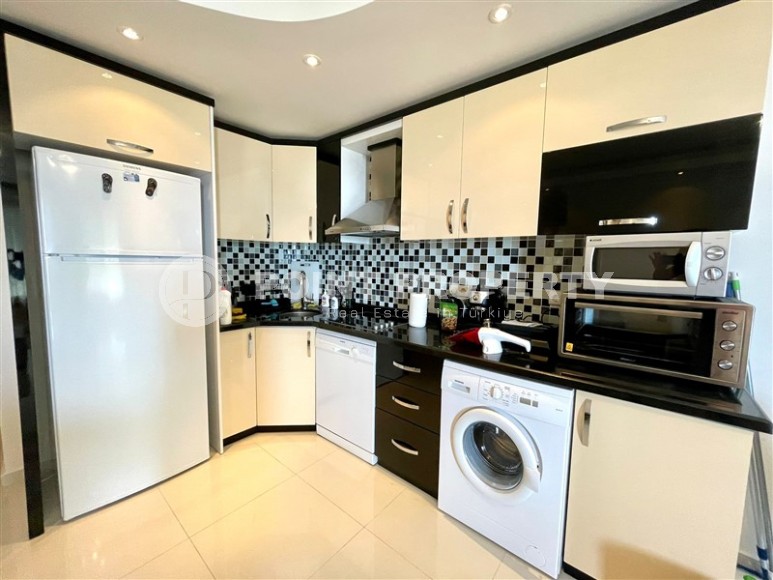 Панорамная квартира с  видом на море и гору Кале, в 500 метрах от пляжа, в центре Аланьи-id-6164-фото-4