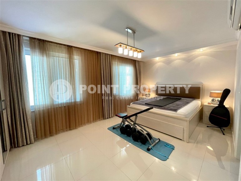 Панорамная квартира с  видом на море и гору Кале, в 500 метрах от пляжа, в центре Аланьи-id-6164-фото-5