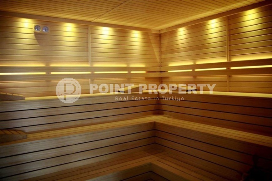 Панорамная квартира с  видом на море и гору Кале, в 500 метрах от пляжа, в центре Аланьи-id-6164-фото-13