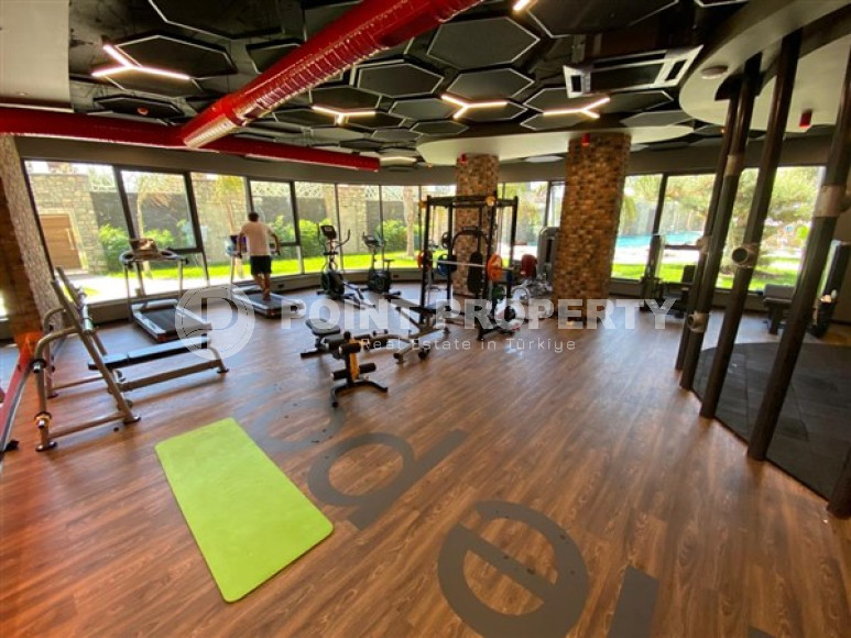 Меблированная трехкомнатная квартира, 122м², на первой береговой линии в районе Алании - Каргыджак.-id-1486-фото-46